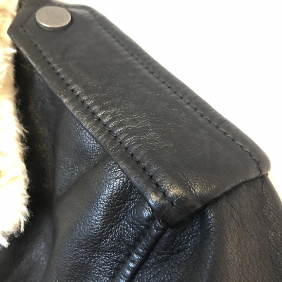 Master Supply Co Genuine Leather Unisex Jacket Sz S - Picture 8 of 16